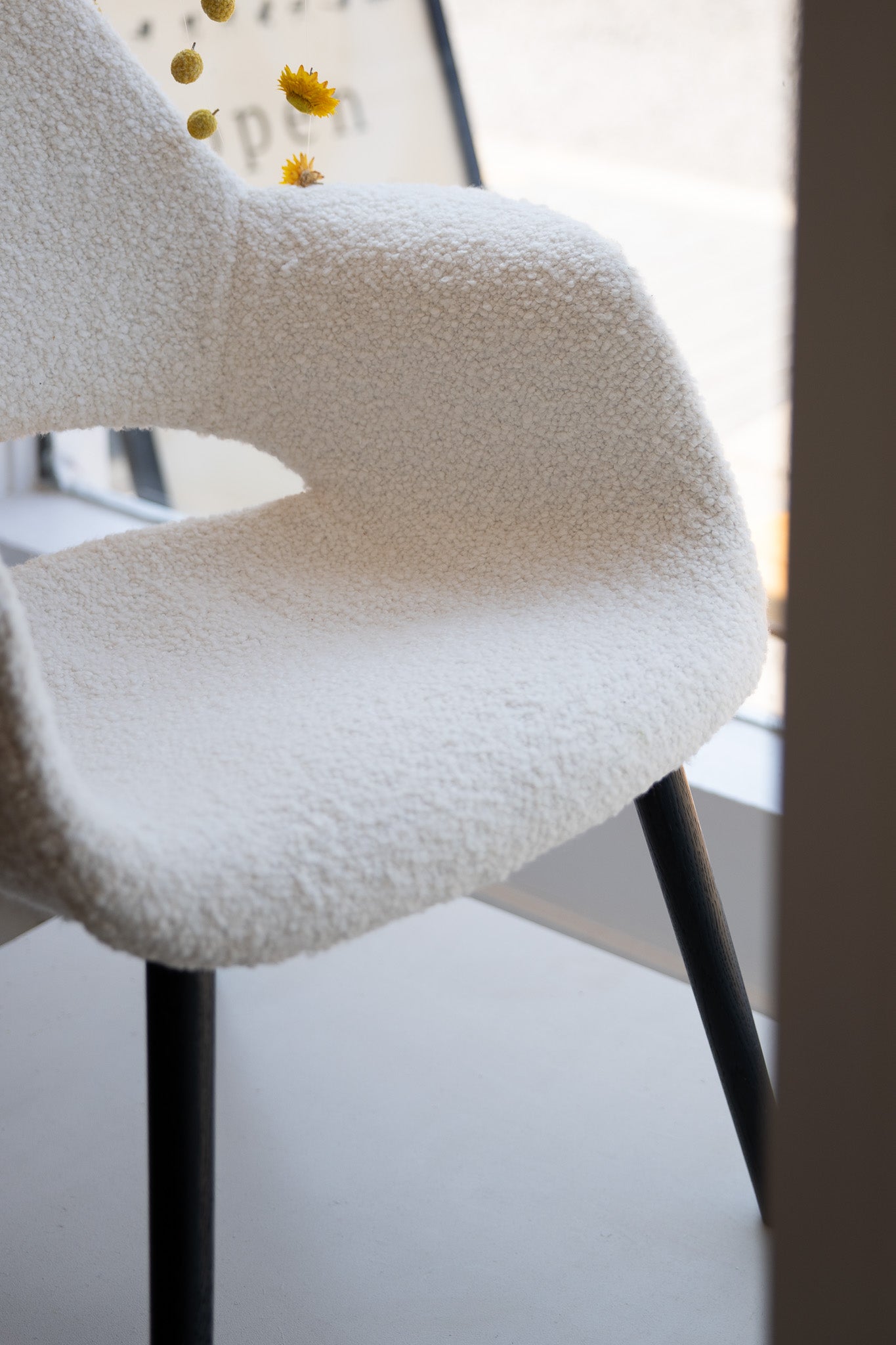 White ‘Organic' Highback Reading Chair by Charles Eames & Eero Saarinen for Vitra