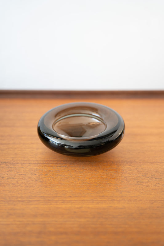Small Freeform Glass Dish by Per Lütken for Holmegaard, 1961 (Denmark)