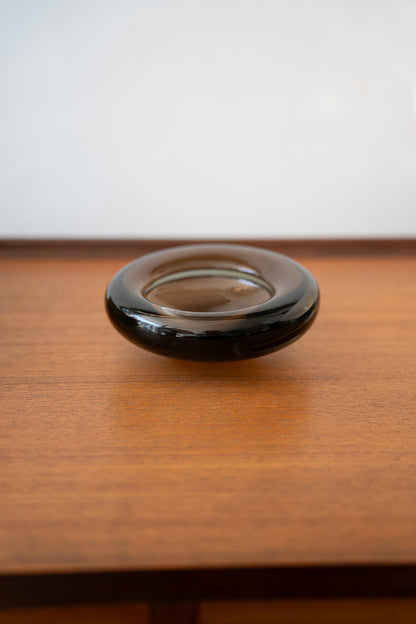 Small Freeform Glass Dish by Per Lütken for Holmegaard, 1961
