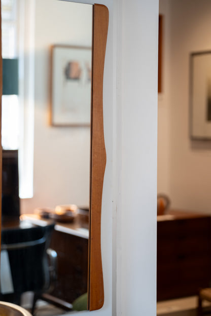 Mid-Century Teak Framed Mirror