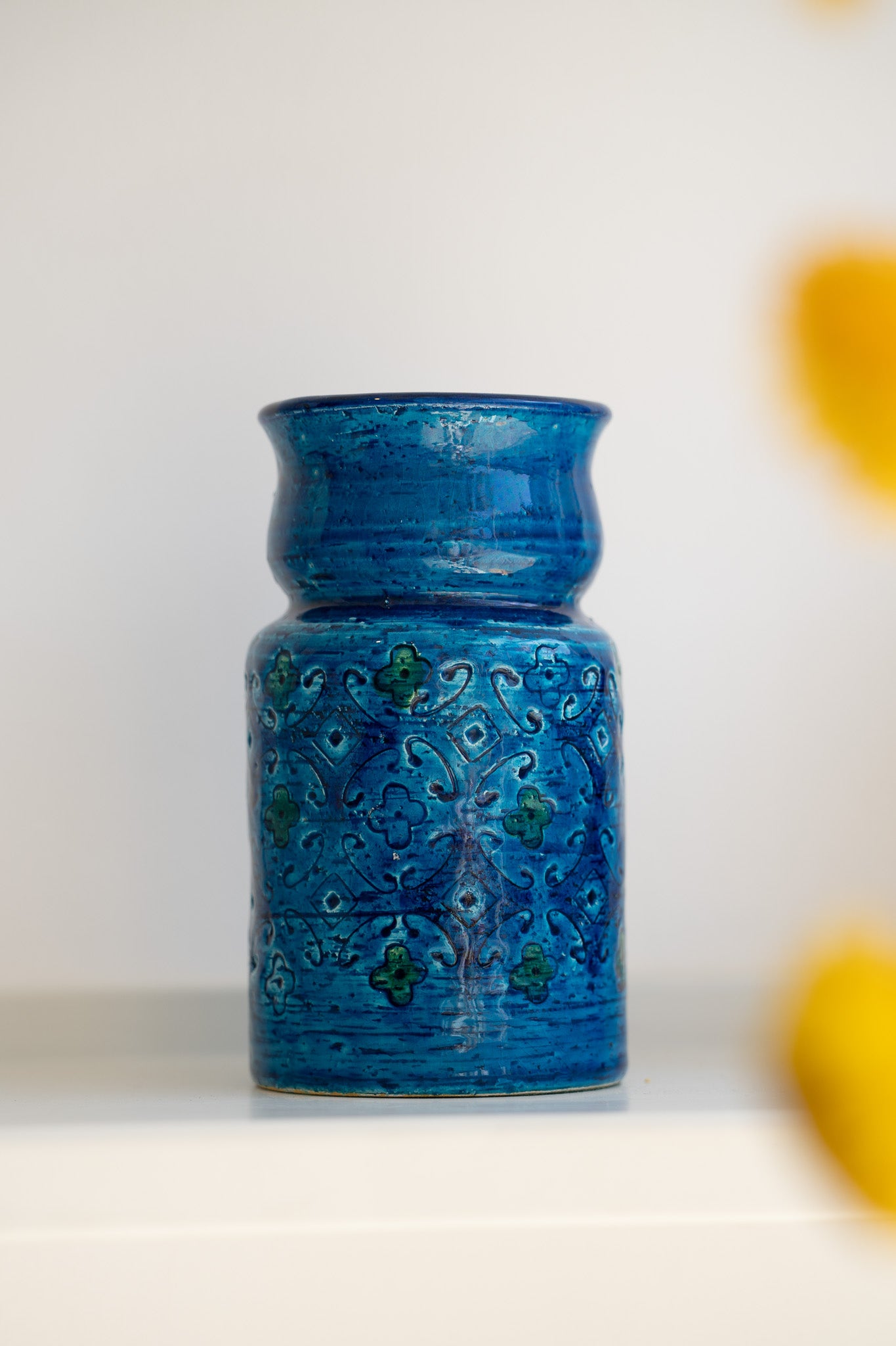 Bitossi Pottery Italian art pottery vases in 'Rimini blu'