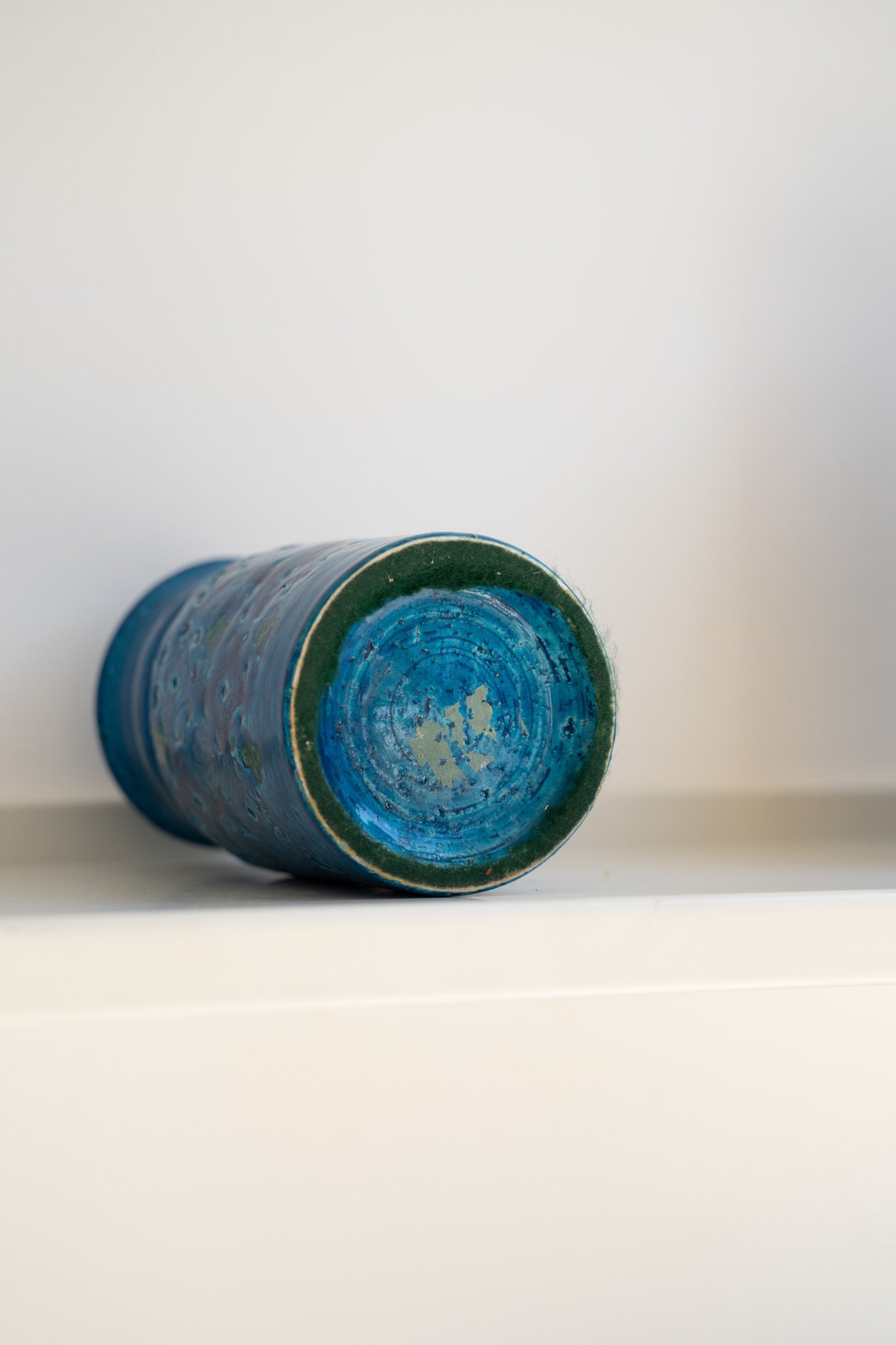 Bitossi Pottery Italian art pottery vases in 'Rimini blu'