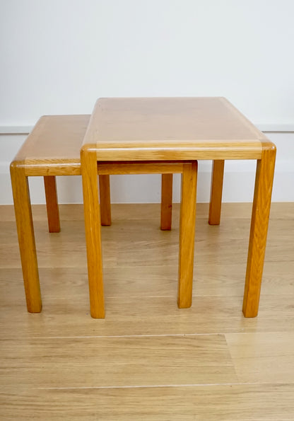 Set Of 2 Nesting tables by Kai Kristiansen for Vildbjerg Møbelfabrik (Denmark) 1960s