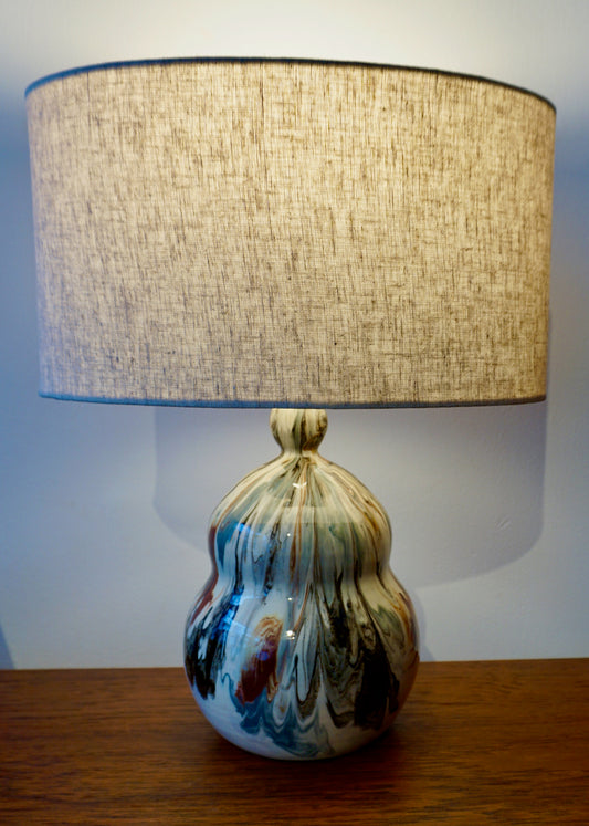 Pottery Lamp and shade by Martin Pettinger for Somerset (1960s) UK