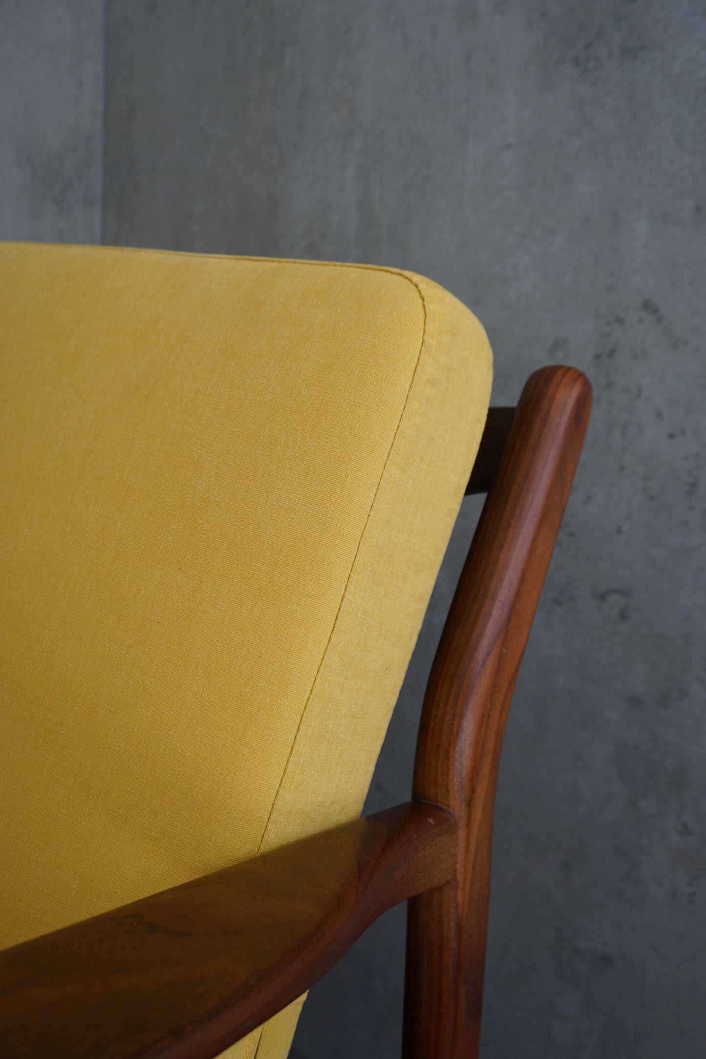 1960s Aformosia armchairs by R.W. Toothill of Newton Aycliffe (1960s) UK