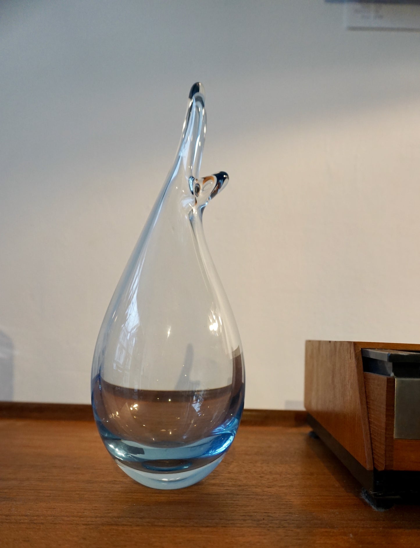 “Duckling” Vase, 1960s by Per Lütken for Holmegaard (Denmark) 1960s