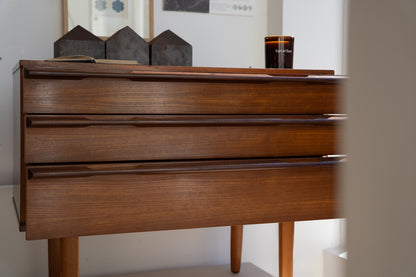 Teak Three Drawer Chest of Drawers by Avalon of Yatton, UK, 1960s