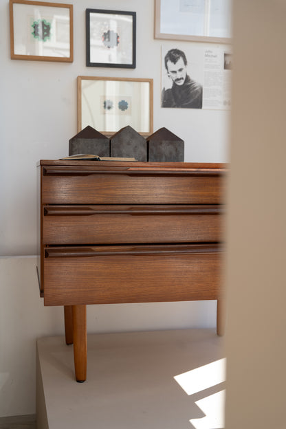 Teak Three Drawer Chest of Drawers by Avalon of Yatton, UK, 1960s