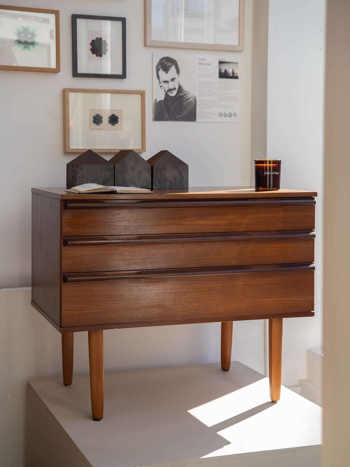 Teak Three Drawer Chest of Drawers by Avalon of Yatton, UK, 1960s