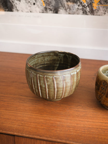 Fluted Porcelain Bowl by David Leach for Lowerdown Pottery