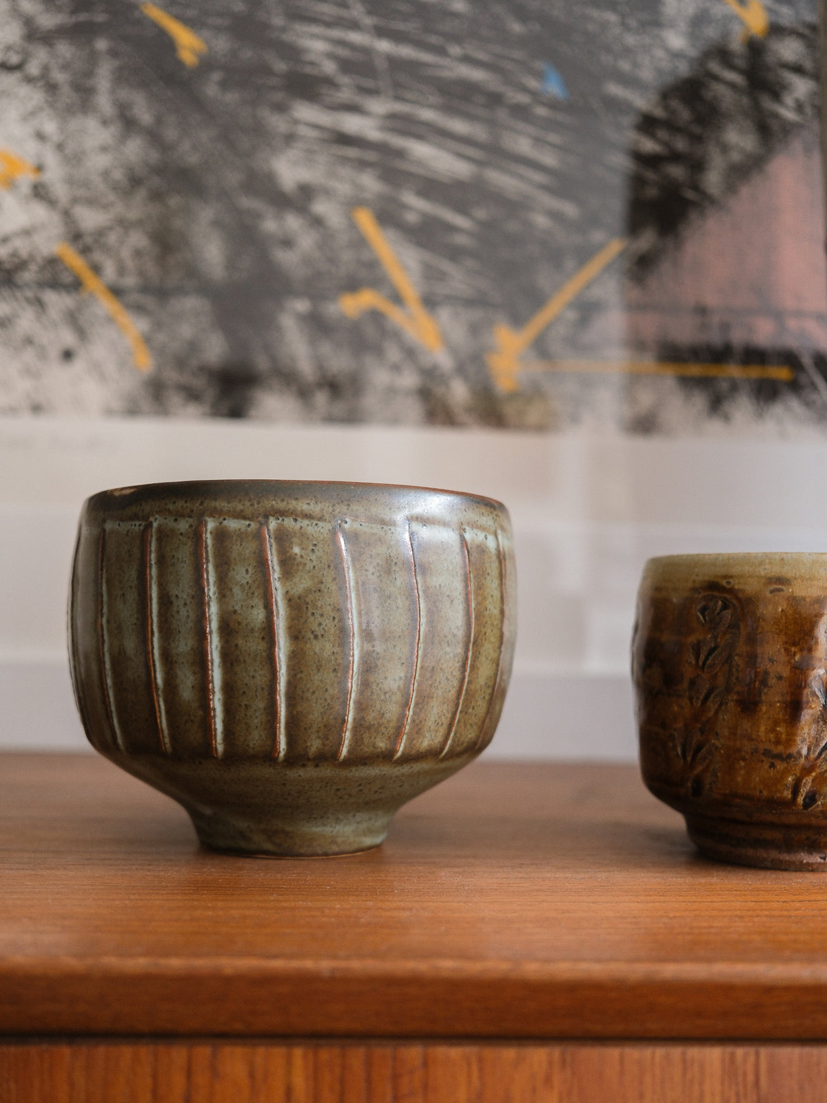 Fluted Porcelain Bowl by David Leach for Lowerdown Pottery