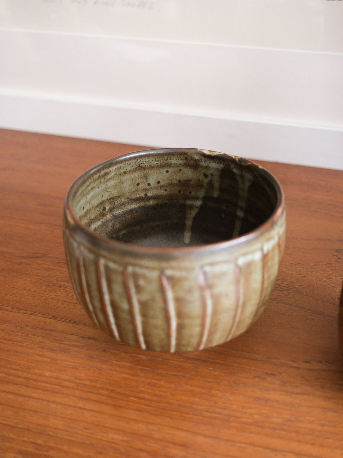 Fluted Porcelain Bowl by David Leach for Lowerdown Pottery