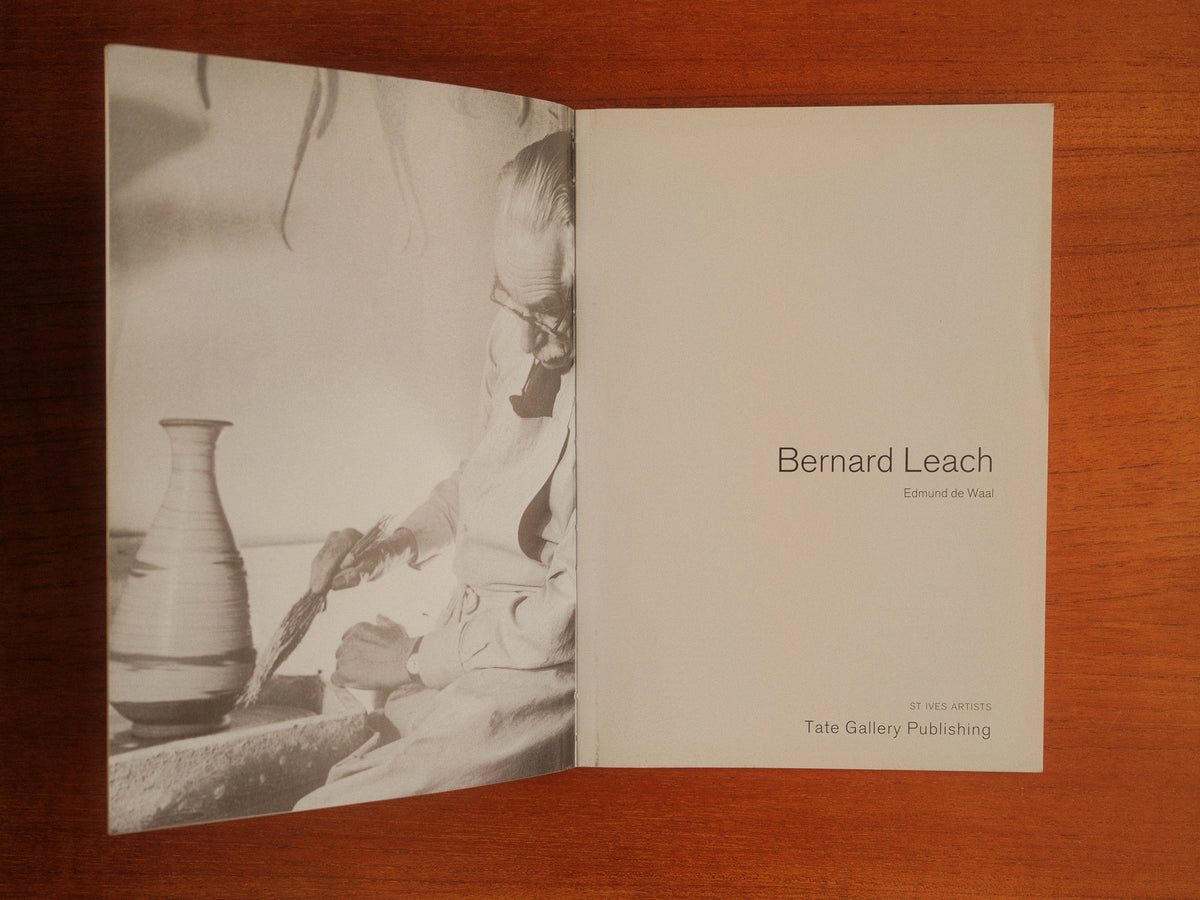 Bernard Leach, St Ives Arists by Edmund de Waal Book