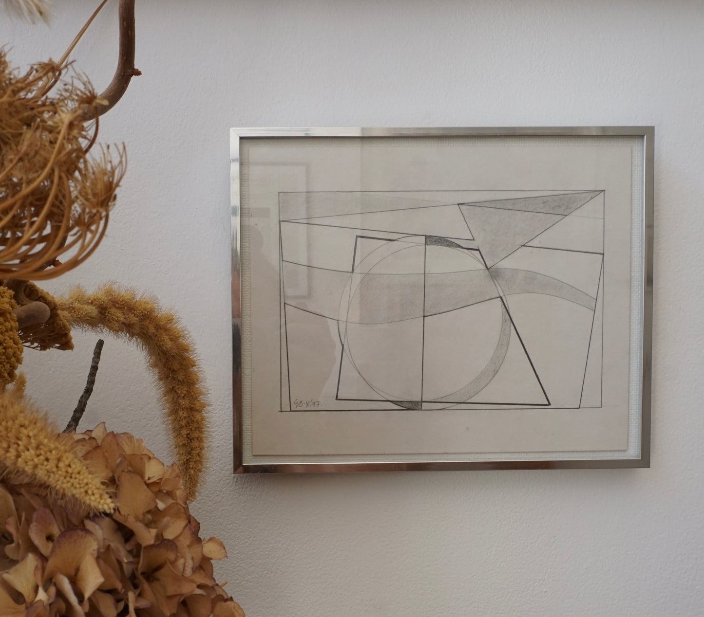 Movement Through a Landscape,  Pencil on Card (1997) George Dannatt