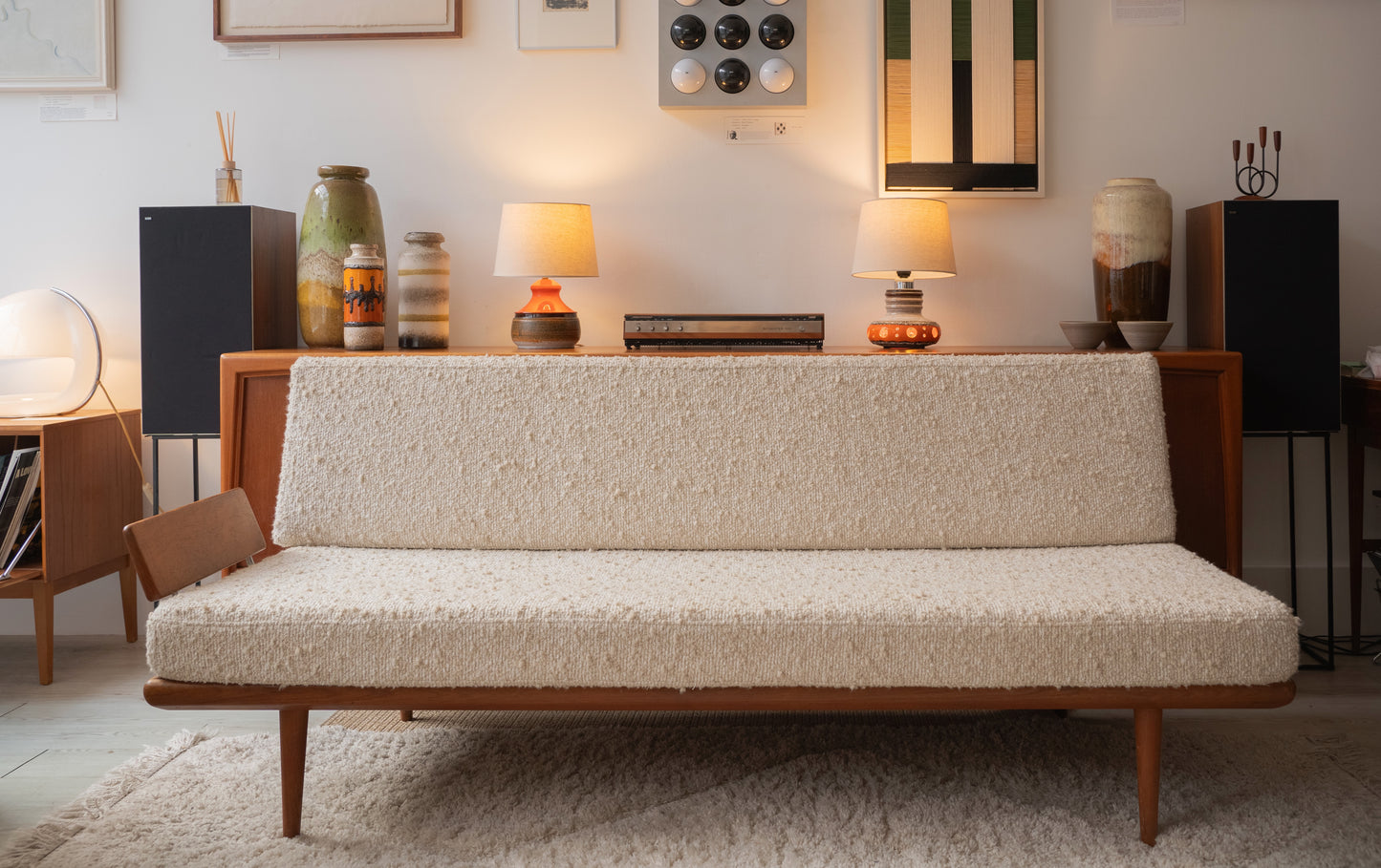 Teak Minerva Sofa by Peter Hvidt & Orla Mølgaard for France & Son (1960s)