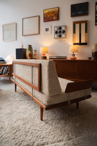Teak Minerva Sofa by Peter Hvidt & Orla Mølgaard for France & Son (1960s)