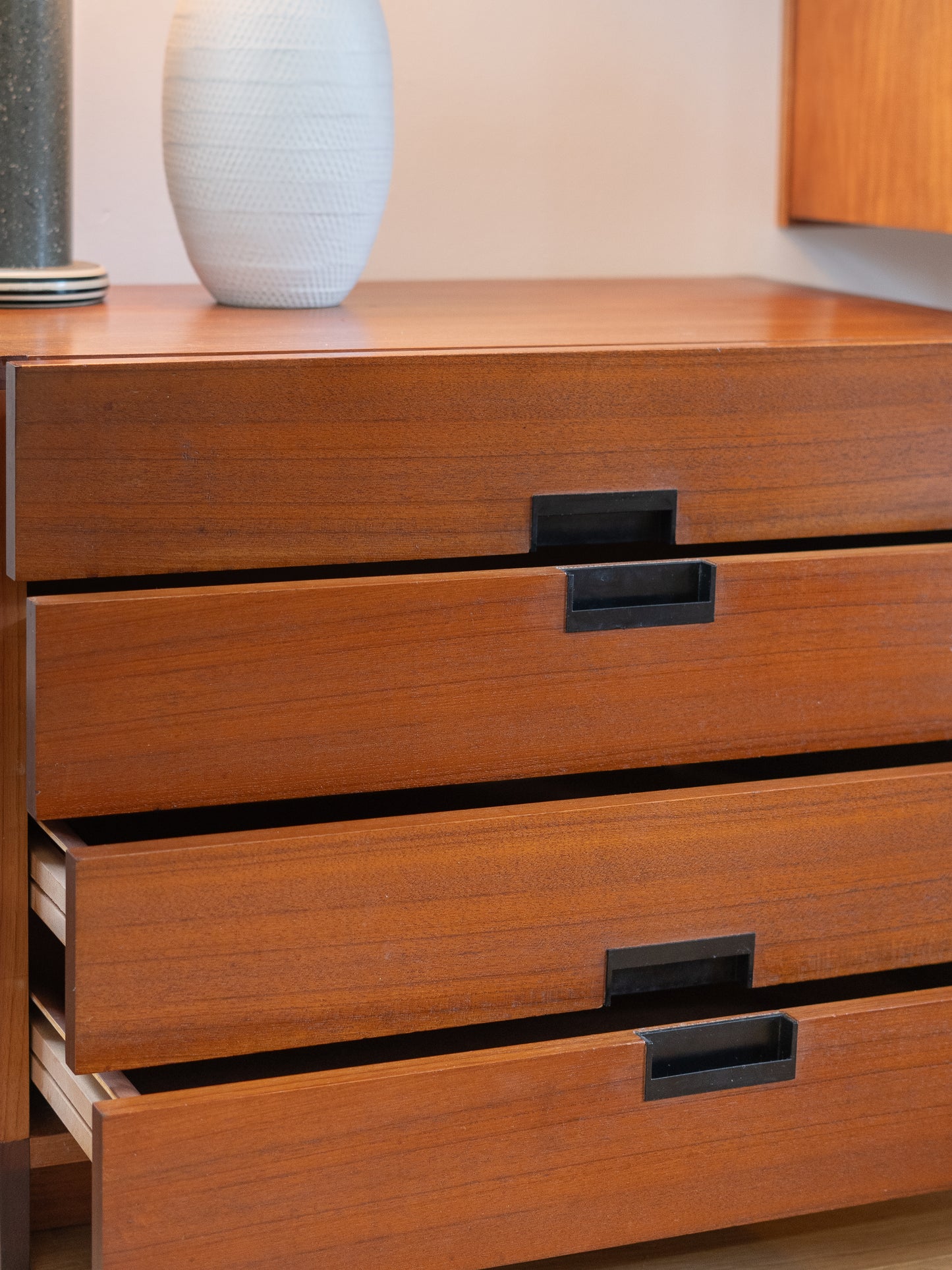 Japanese series 4 drawer chest by Cees Braakman for Pastoe, Netherlands 1950s