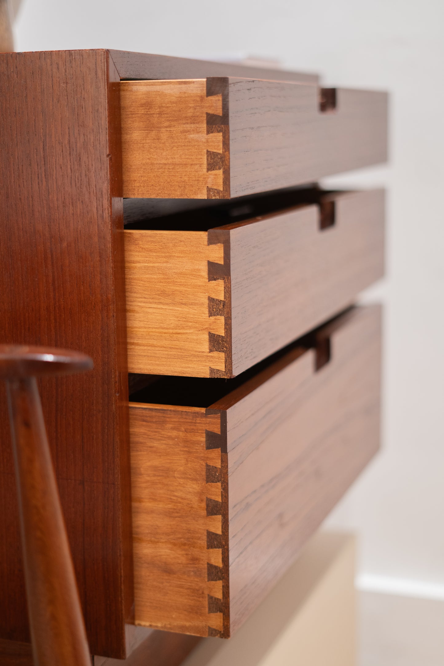 Teak Wood Chest of Drawers, (1960s) Denmark