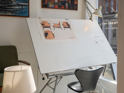 Drafting Table, Circa 1982, Sir Norman Foster Executed by Stapleton Engineering