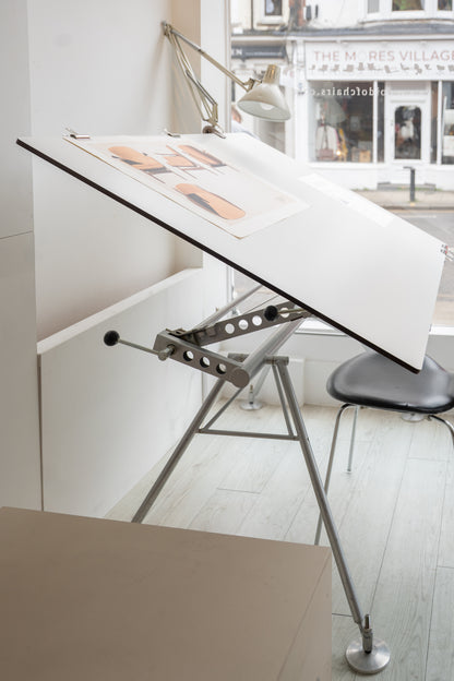 Drafting Table, Circa 1982, Sir Norman Foster Executed by Stapleton Engineering
