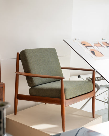 Teak Armchair by Grete Jalk for France & Daverkosen, (1960s) Denmark