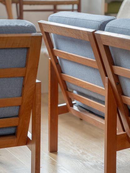Teak Armchair by Illum Wikkelsø for Niels Eilersen Model No.4 Capella, (1960s) Denmark