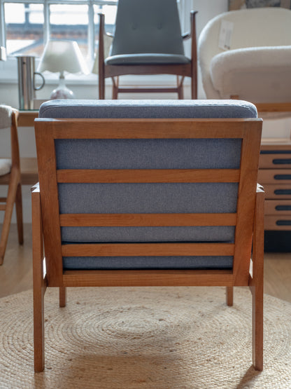 Teak Armchair by Illum Wikkelsø for Niels Eilersen Model No.4 Capella, (1960s) Denmark
