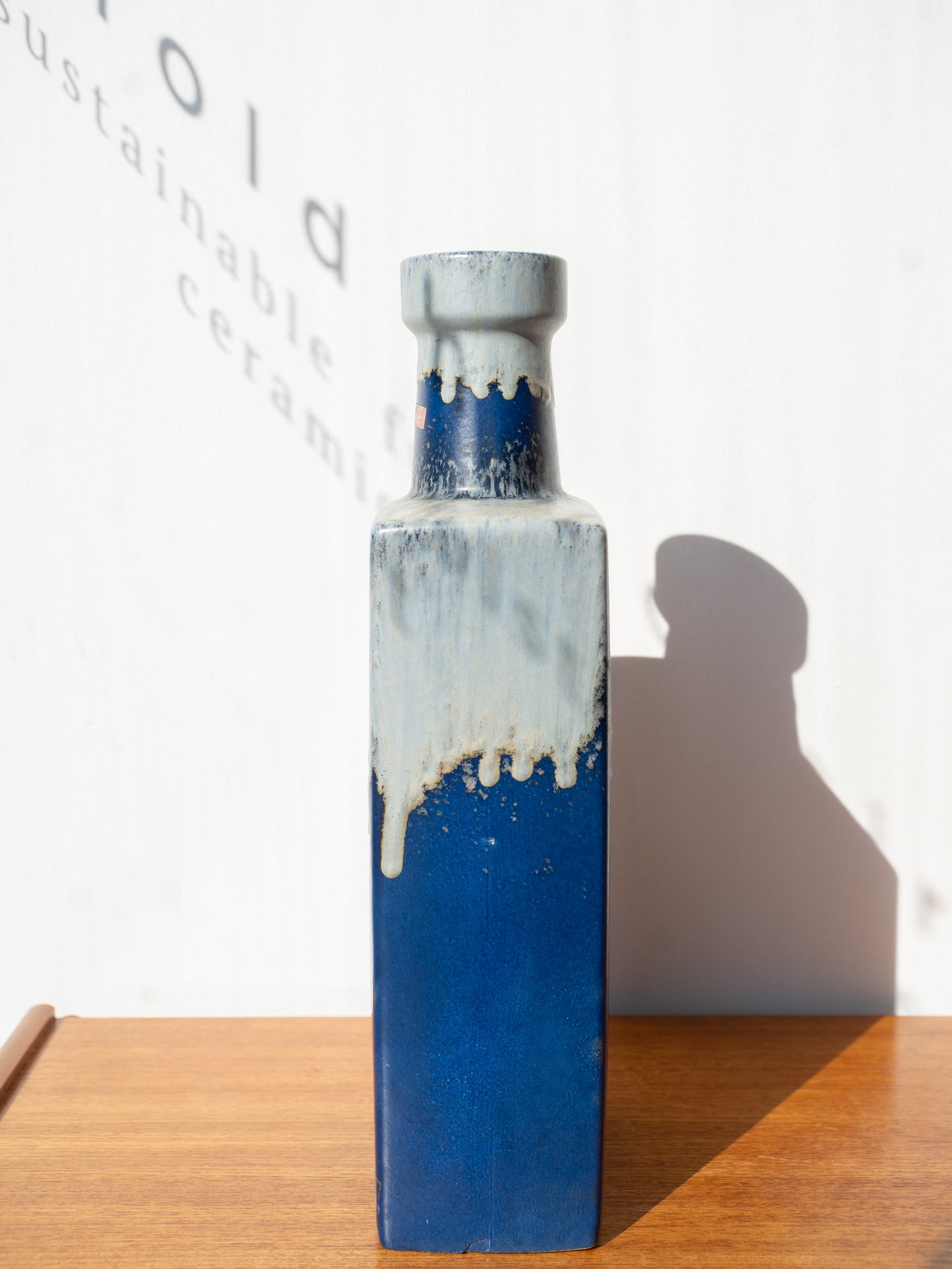 Scheurich Rectangular Large Floor Vase (1960s) Germany