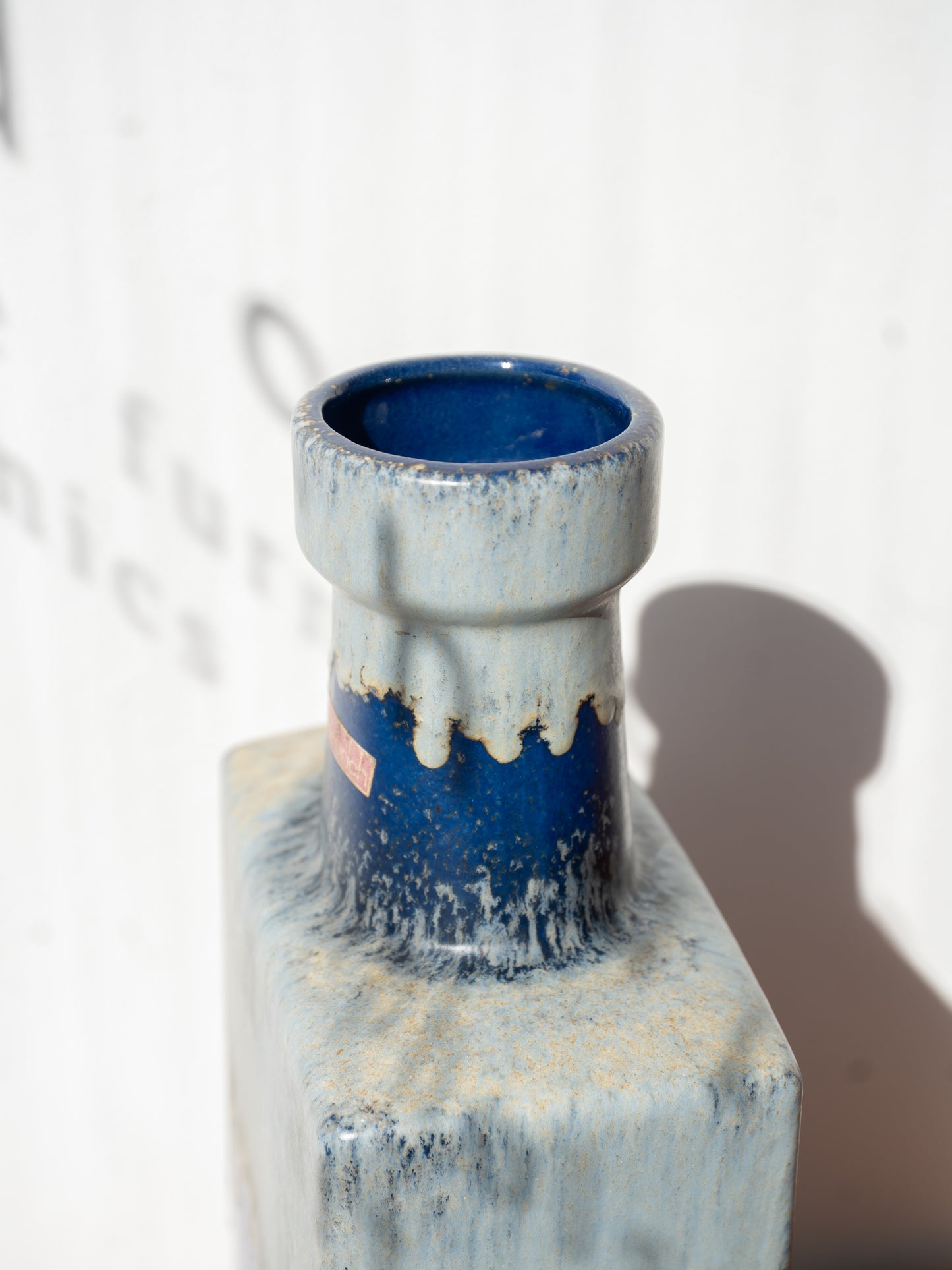 Scheurich Rectangular Large Floor Vase (1960s) Germany
