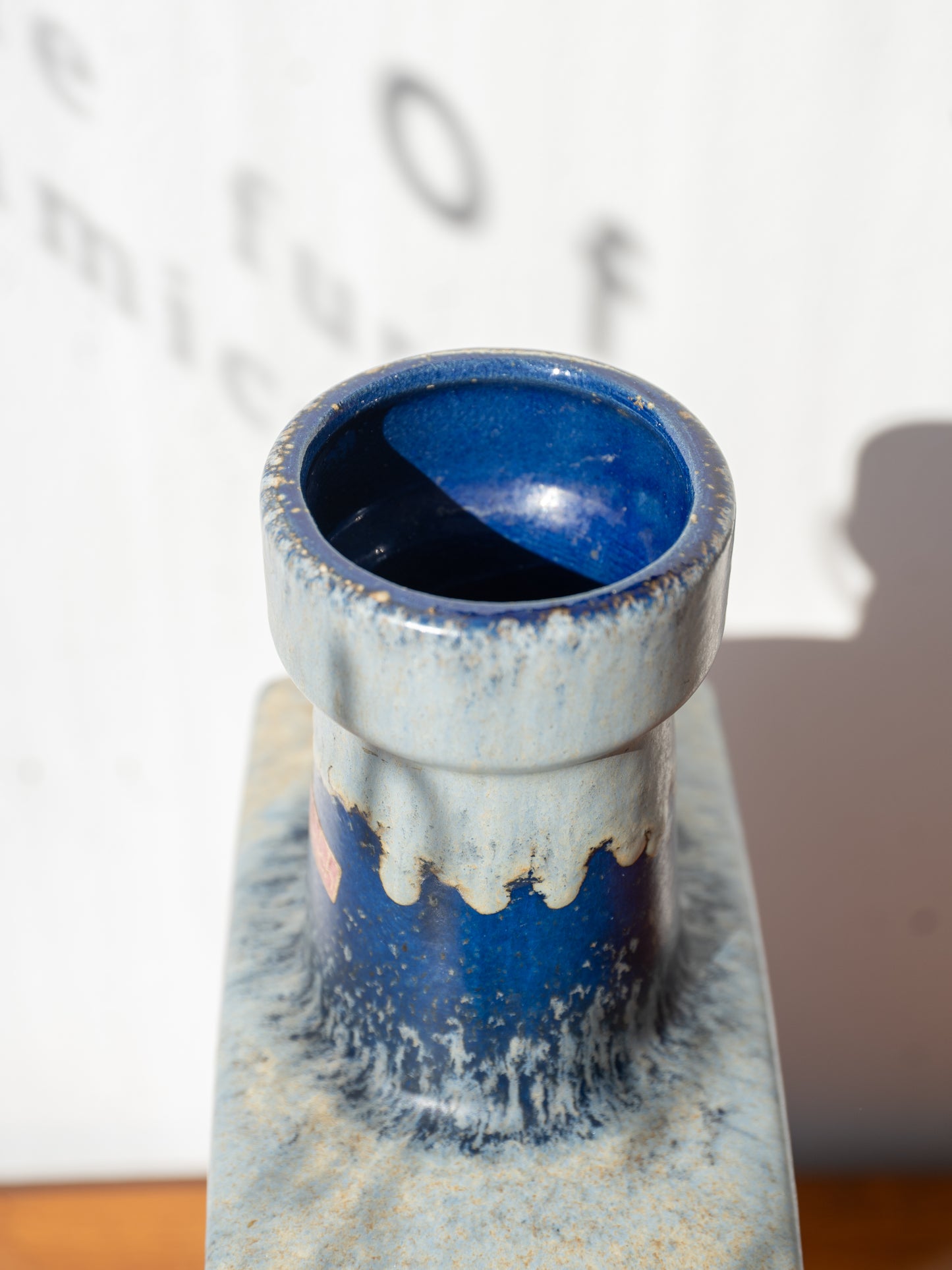 Scheurich Rectangular Large Floor Vase (1960s) Germany
