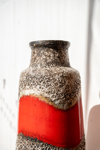 Fat lava Large Floor Vase by Scheurich, (1960s) West Germany