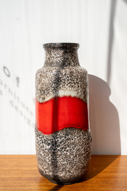 Fat lava Large Floor Vase by Scheurich, (1960s) West Germany