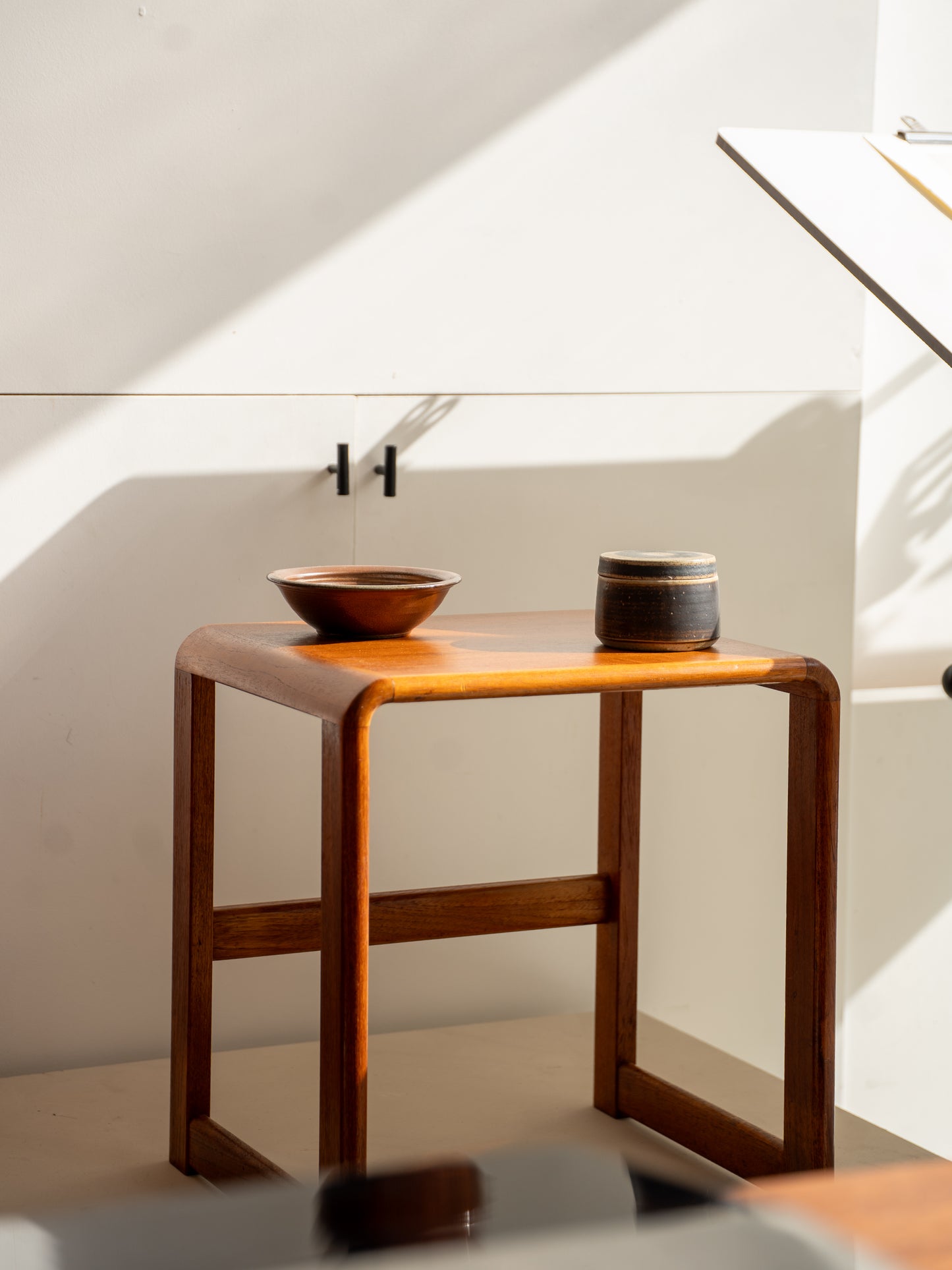 Small Bentwood Teak Coffee/Side Table