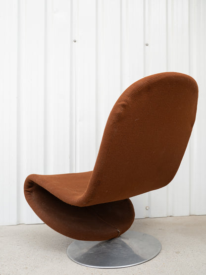 Two Available, 1-2-3 High Back Chair by Perner Canton for Fritz Hansen, (1970s) Denmark