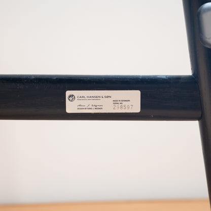 CH47 Ebonised Dining Chair by Hans J. Wegner for Carl Hansen & Søn