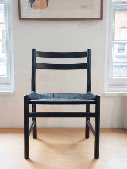 CH47 Ebonised Dining Chair by Hans J. Wegner for Carl Hansen & Søn