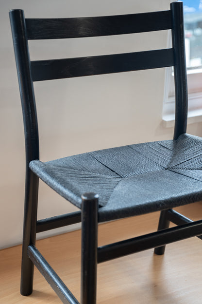 CH47 Ebonised Dining Chair by Hans J. Wegner for Carl Hansen & Søn