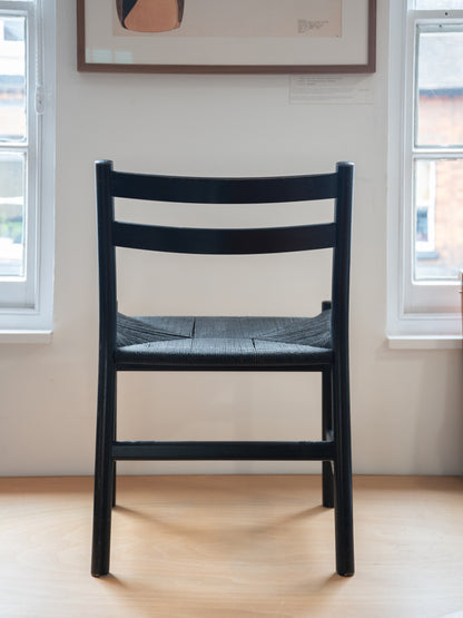 CH47 Ebonised Dining Chair by Hans J. Wegner for Carl Hansen & Søn