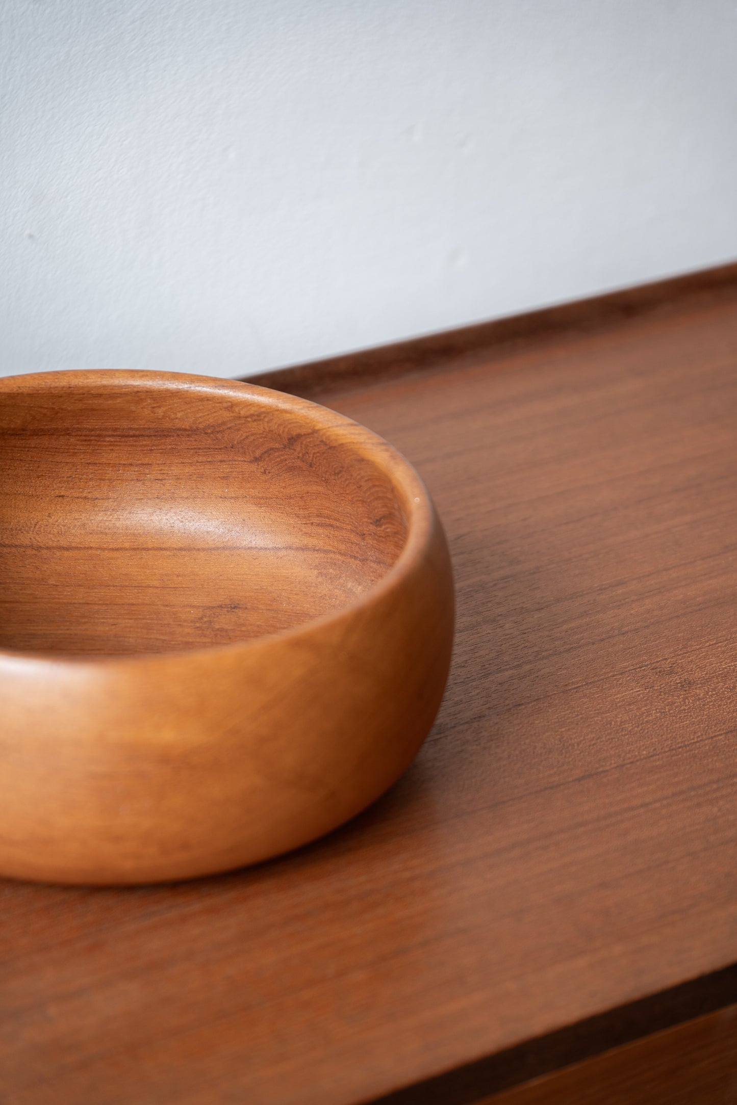 Teak, Hand Turned Bowl (Scandinavian) 1960/70s