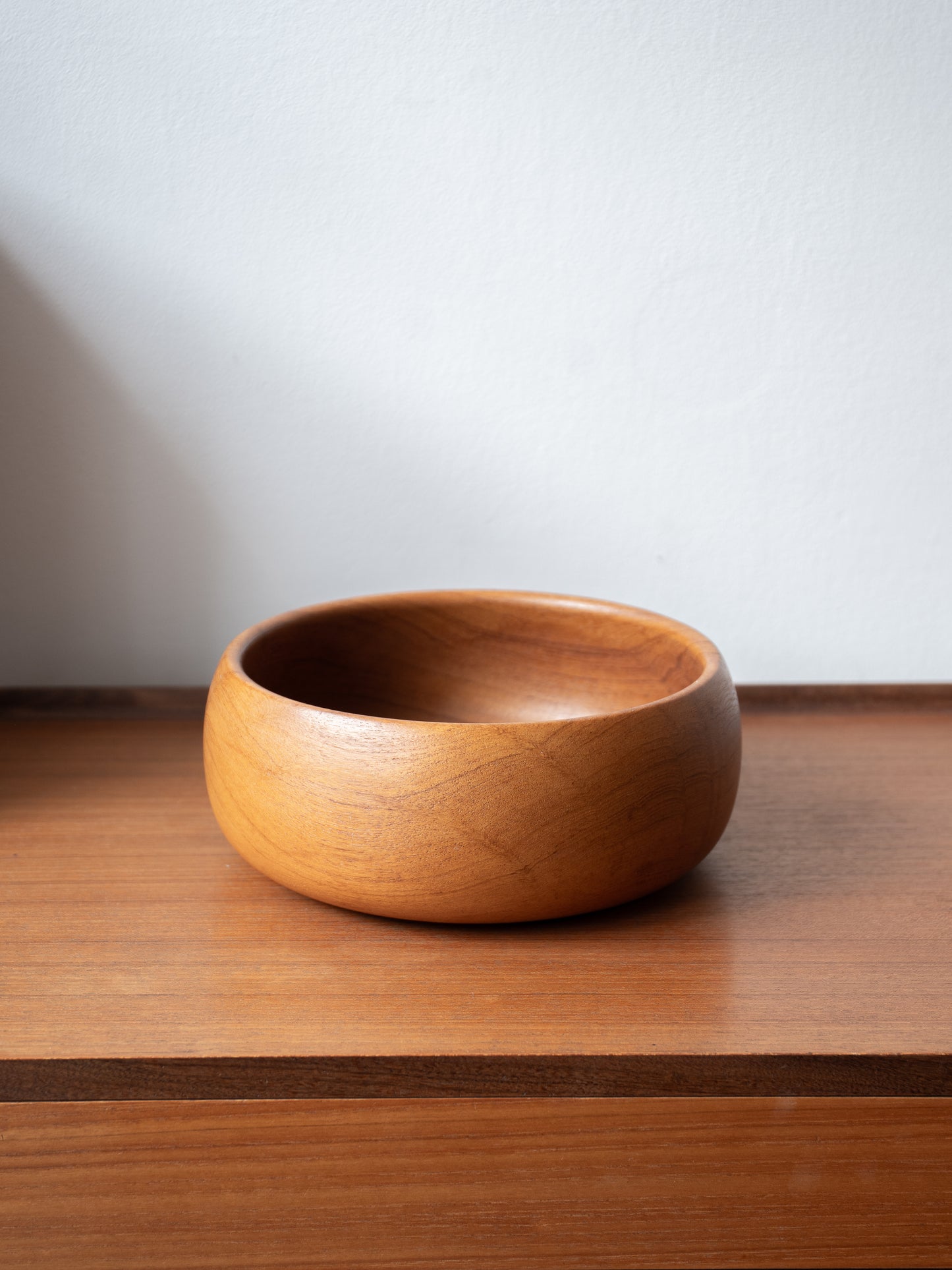 Teak, Hand Turned Bowl (Scandinavian) 1960/70s