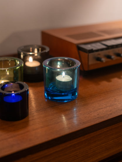 Large Littala Marimekko Kivi Votive Candle Holders, Finland