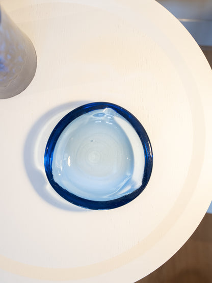 Blue Glass Bowl / Ashtray