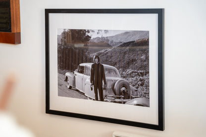'Neil Young and His Classic Car' Photographed by Anne Moss, Edition 495/498
