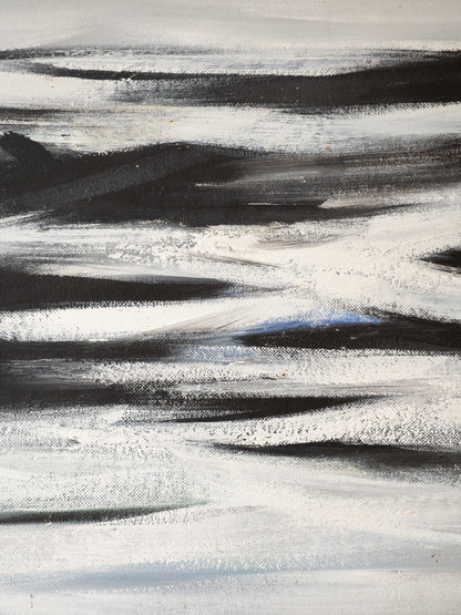 Framed Oil painting by Anthony Curtis  - 'Splintered Pace'  1964 (UK)
