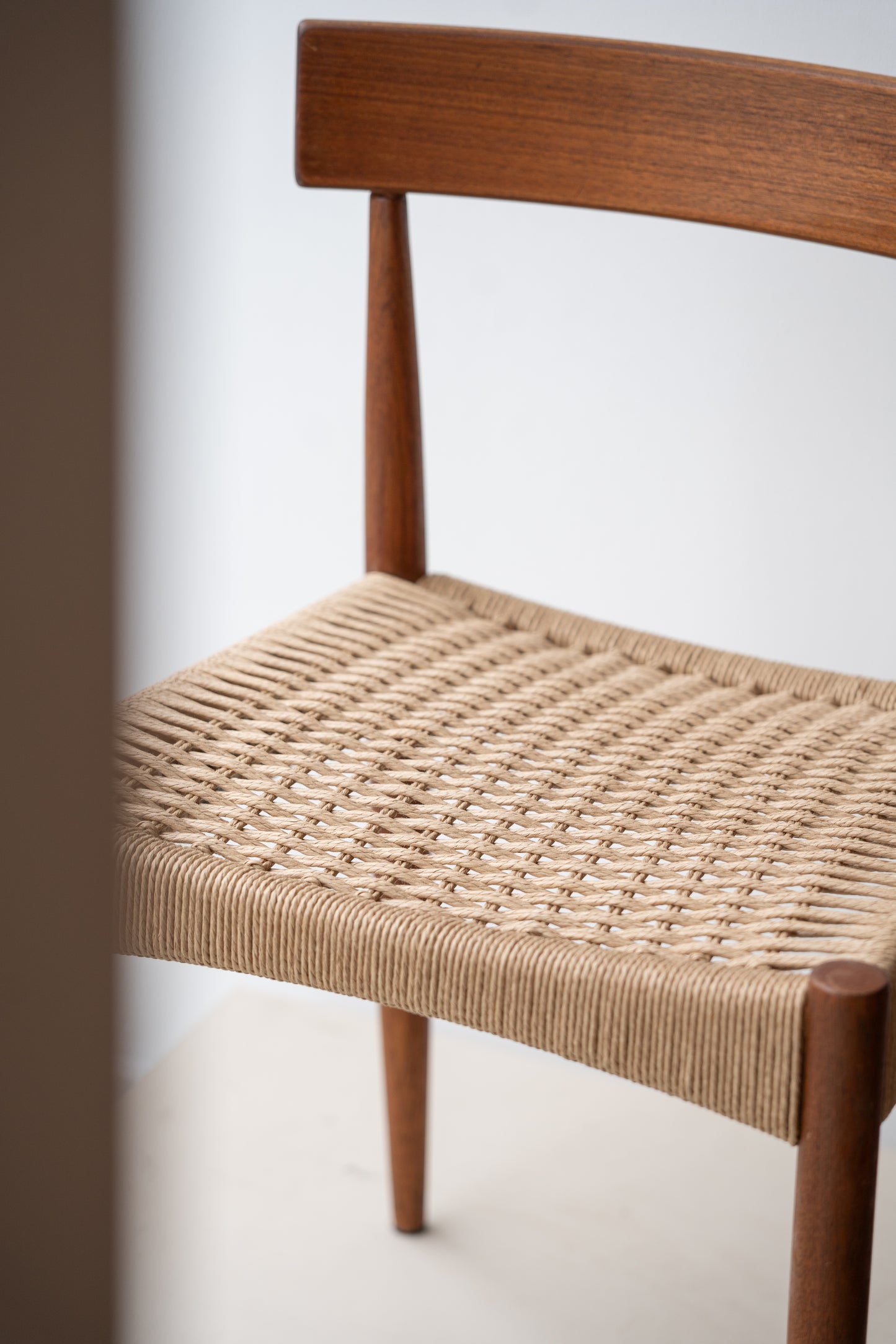 Teak Dining Chair by Arne Hovmand-Olsen for Mogens Kold, (1960s) Denmark