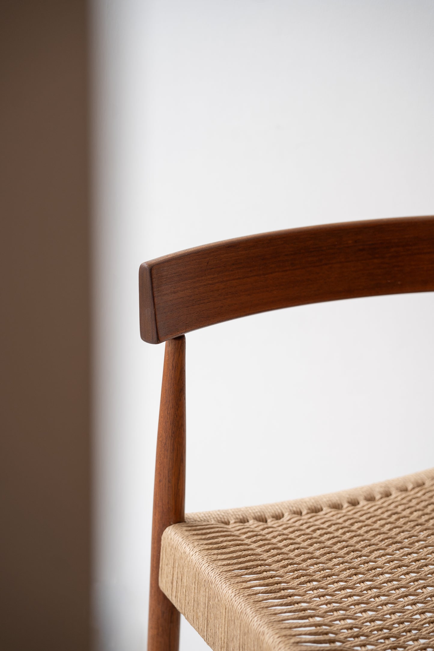 Teak Dining Chair by Arne Hovmand-Olsen for Mogens Kold, (1960s) Denmark