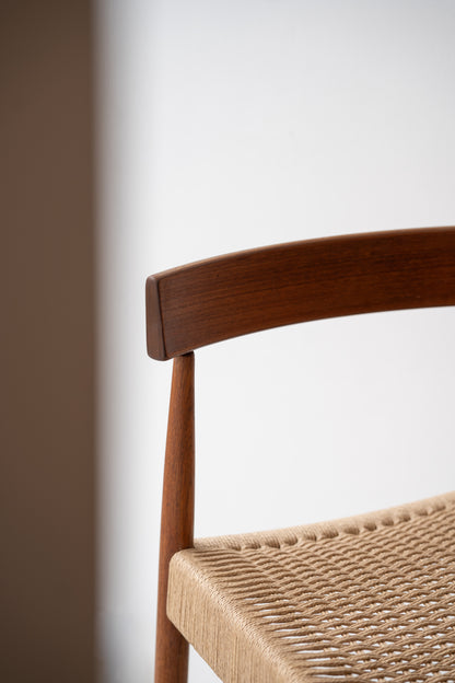 Teak Dining Chair by Arne Hovmand-Olsen for Mogens Kold, (1960s) Denmark