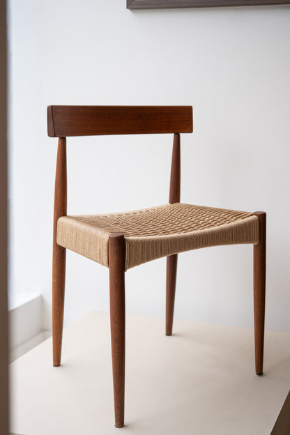 Teak Dining Chair by Arne Hovmand-Olsen for Mogens Kold, (1960s) Denmark