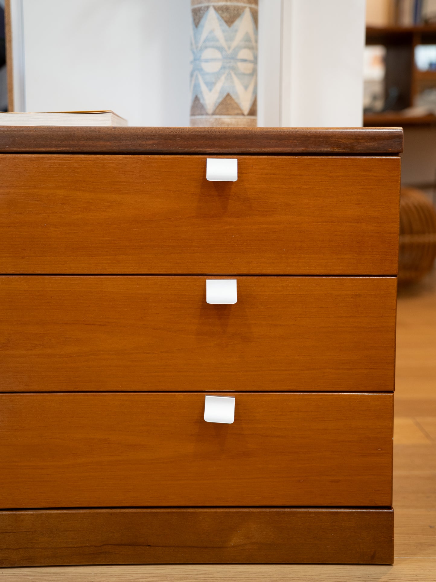 Small Chest of Drawers with Chrome Detail by White & Newton, (1970s) UK
