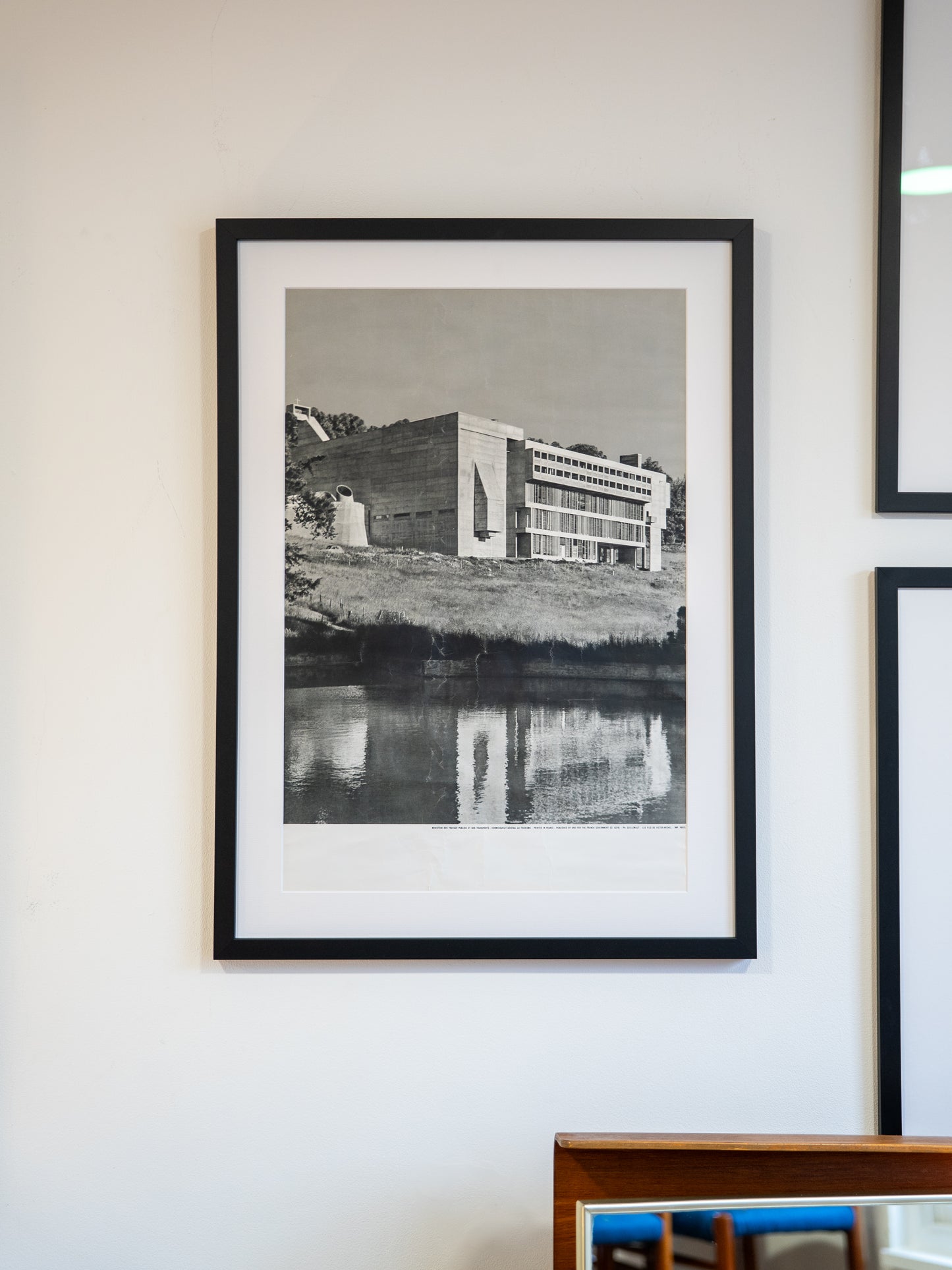 Framed Poster of Le Corbusier's Couvent Sainte-Marie de La Tourette, Edition 62/91 (1953-60)